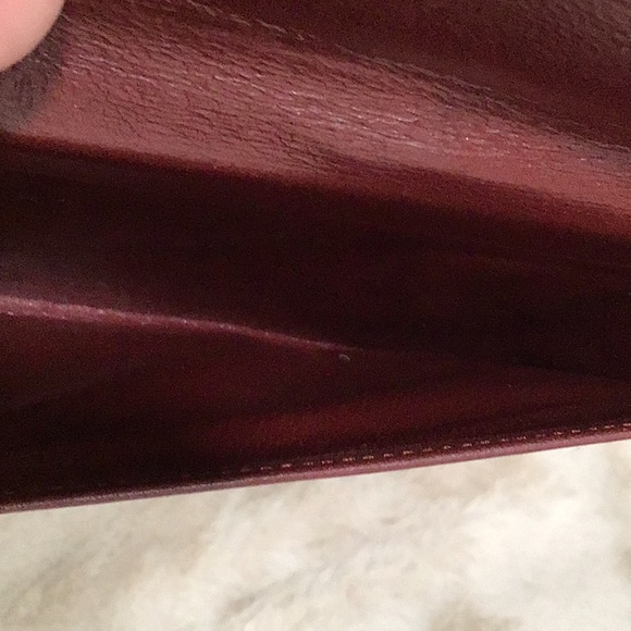 CARTIER Vintage Flap Kiss Lock Bifold Long Wallet Excellent Condition - Picture 15 of 16